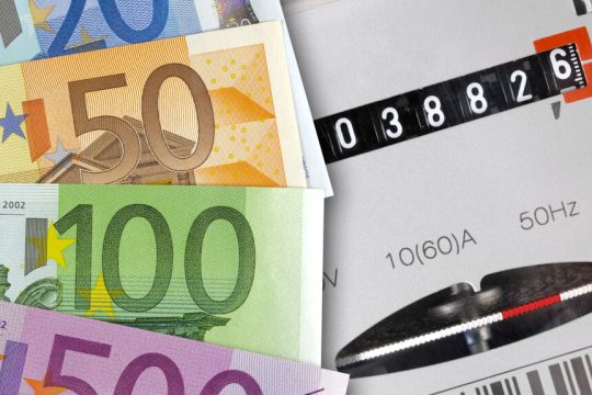 Μετρητής κατανάλωσης ηλεκτρικού ρεύματος- ευρώ